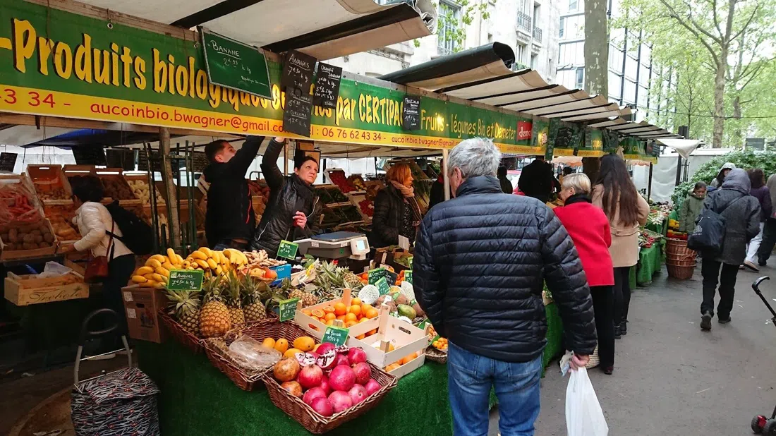 Marché Raspail (Marché biologique), Paris