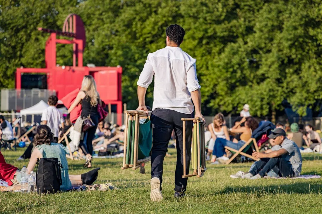 Cinéma en plein air de La Villette, Paris
